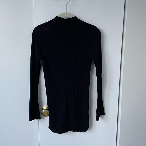 Scoop Collared Botton Up Knit - Picture 7 of 8